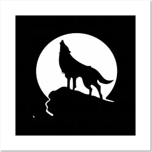 Howling Wolf Posters and Art
